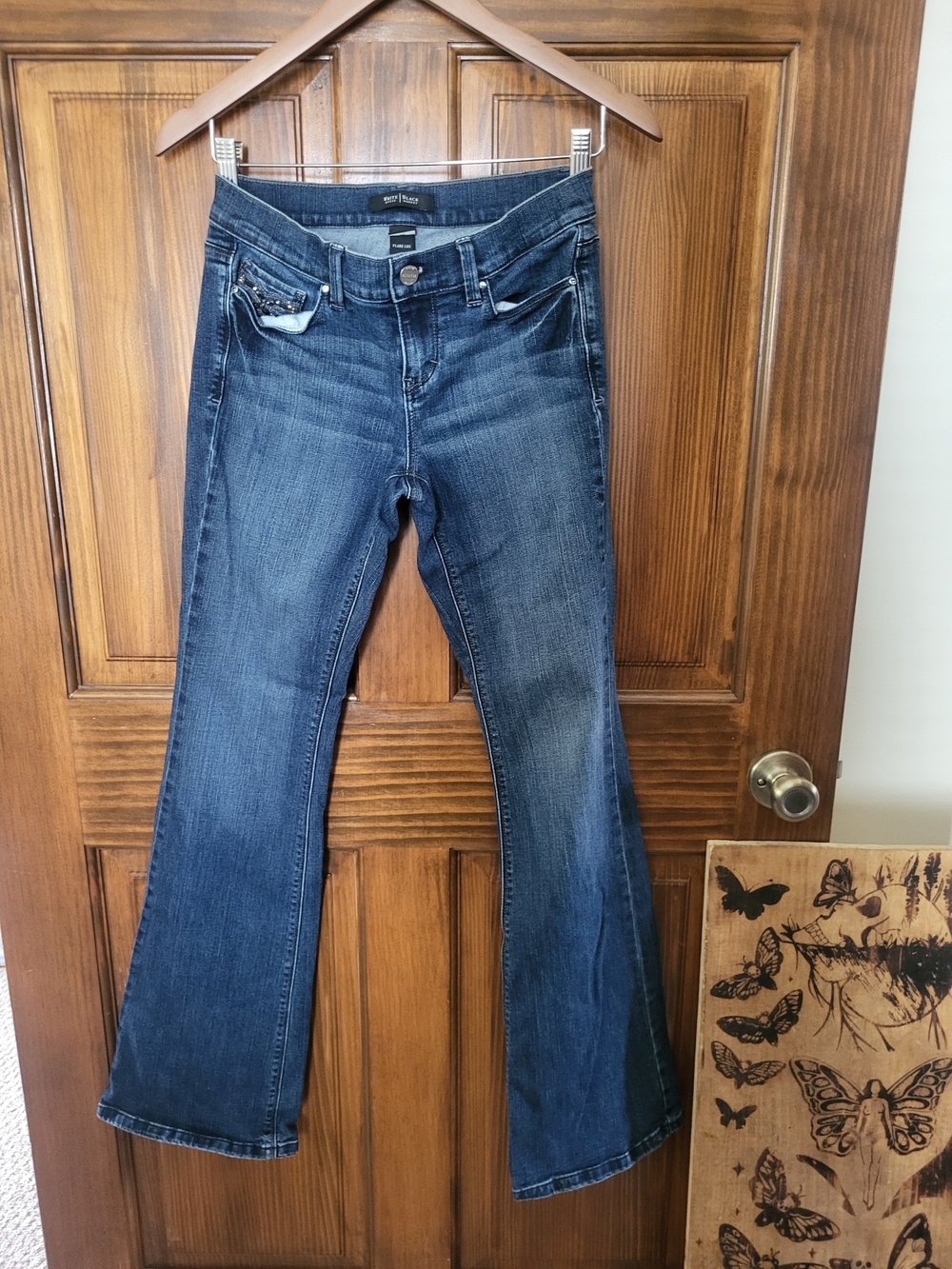 Dark Blue Flare Jeans